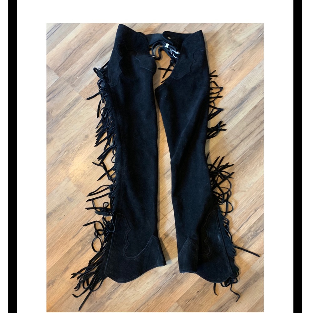 Hobby Horse Black Chaps